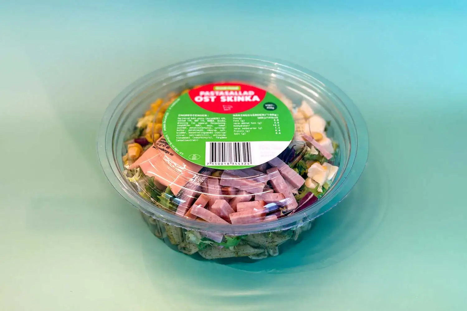 Pastasallad Ost & skinka