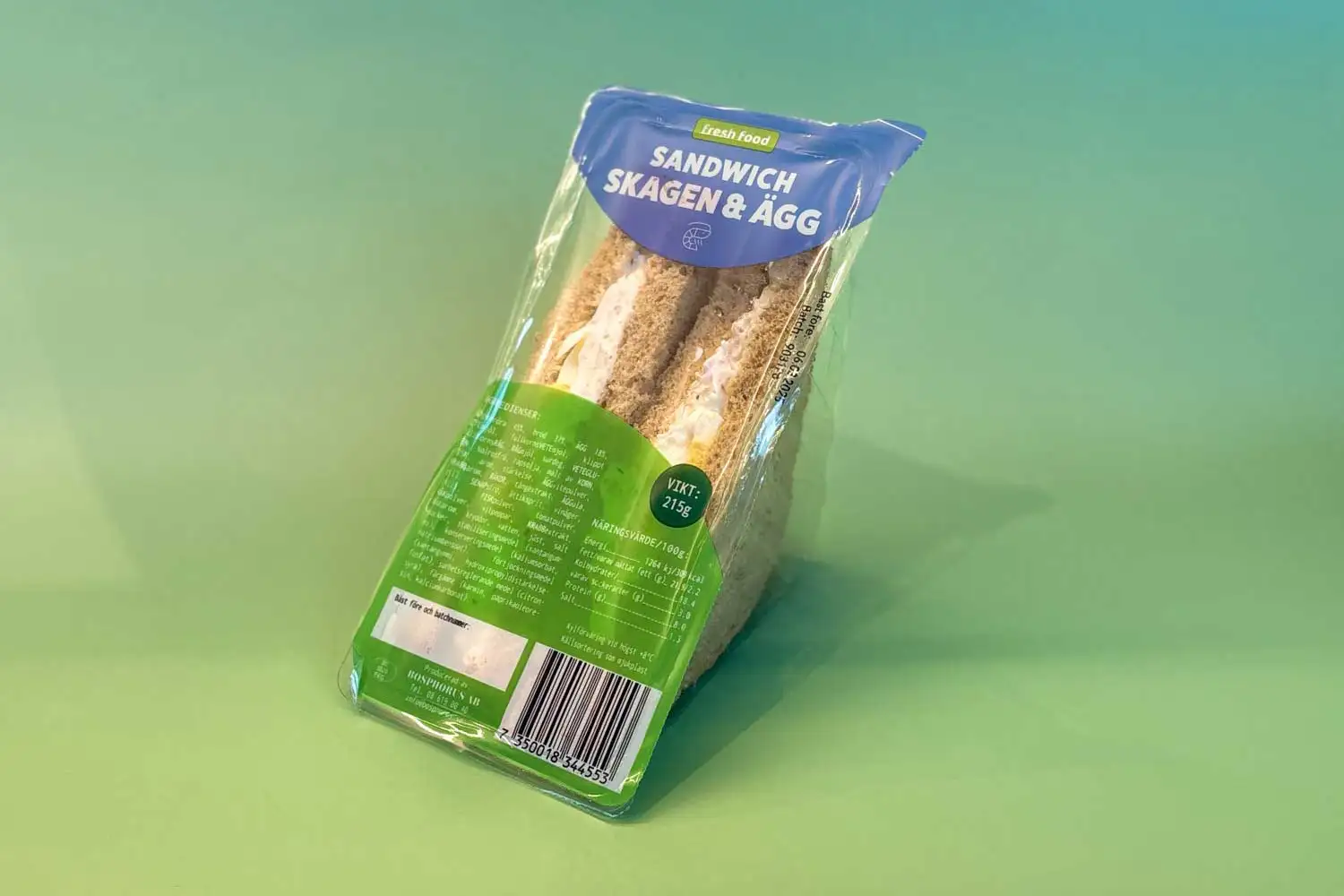 Sandwich Skagen & ägg