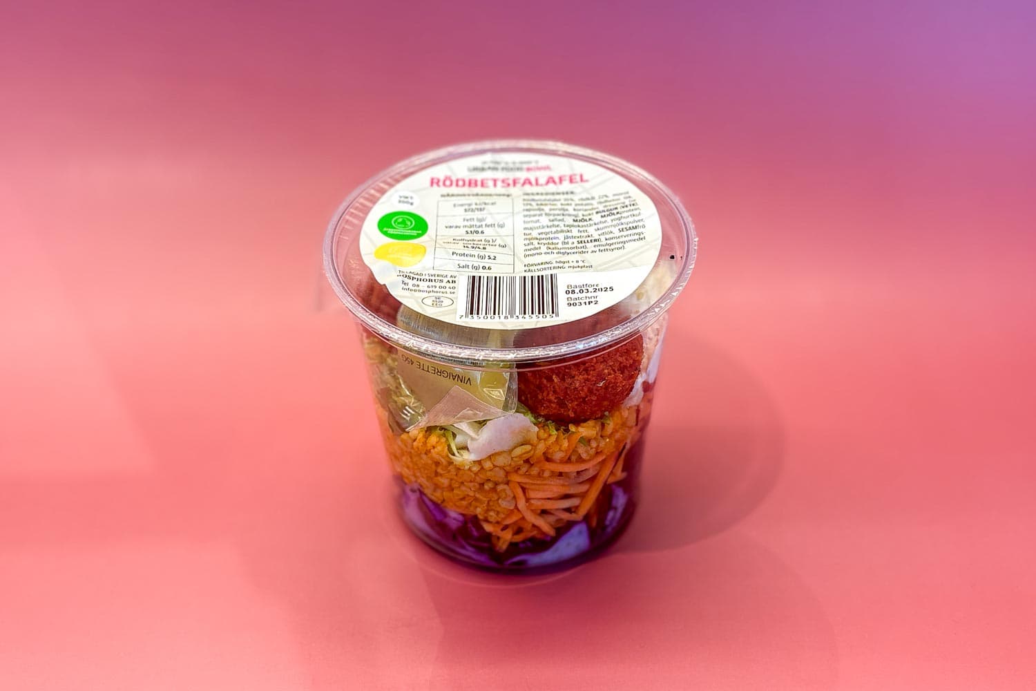 Bowl Rödbetsfalafel