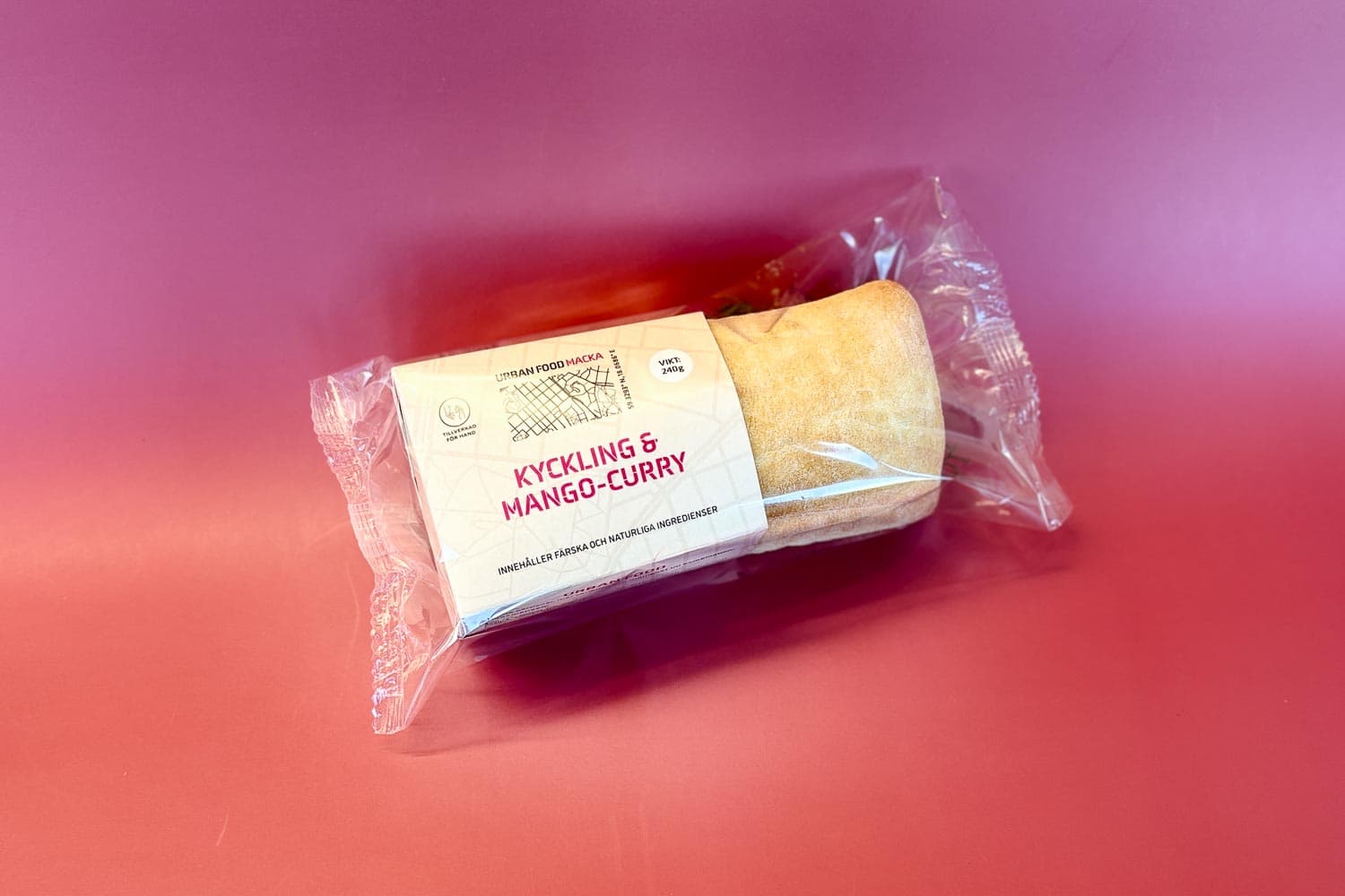 Urban macka Kyckling & mango-curry