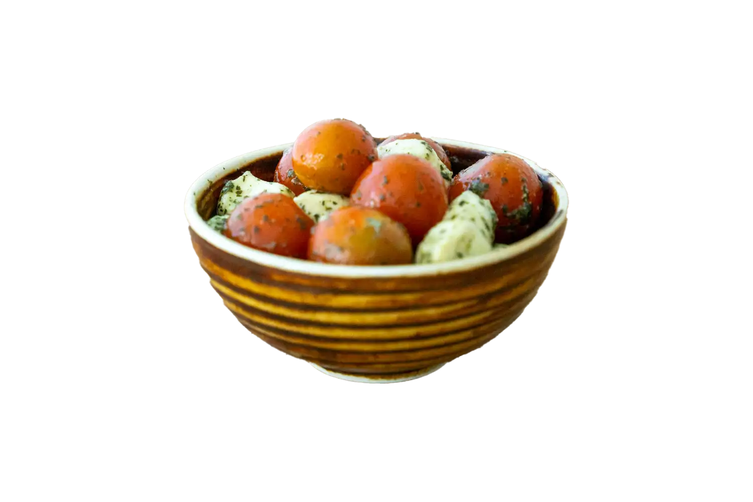 Tomat & mozzarella med pesto